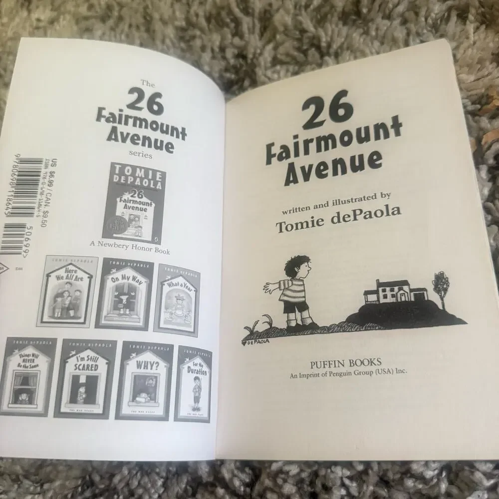 Tomie DePaola 26 Fairmont Avenue Memoir Book Paperback Newbury Honor